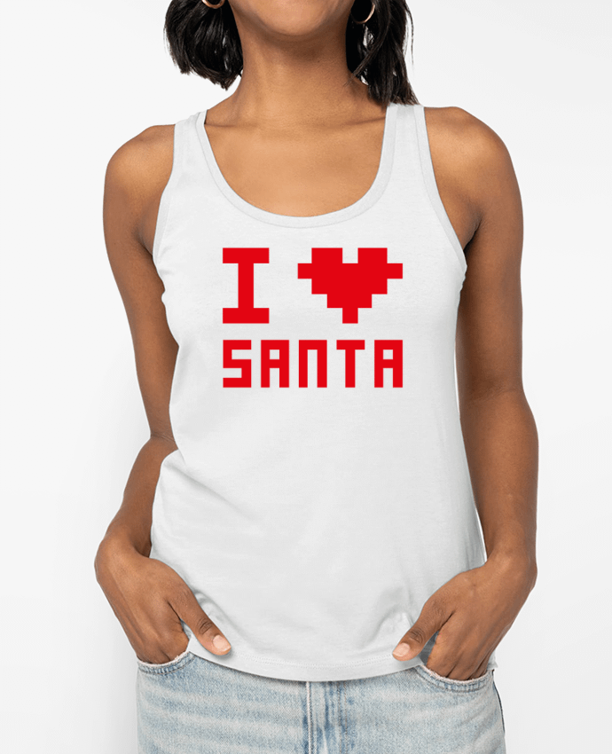 Débardeur I LOVE SANTA Par tunetoo