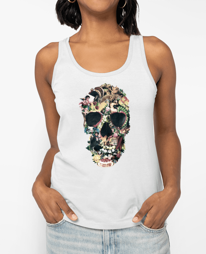 Débardeur Vintage Skull Par ali_gulec