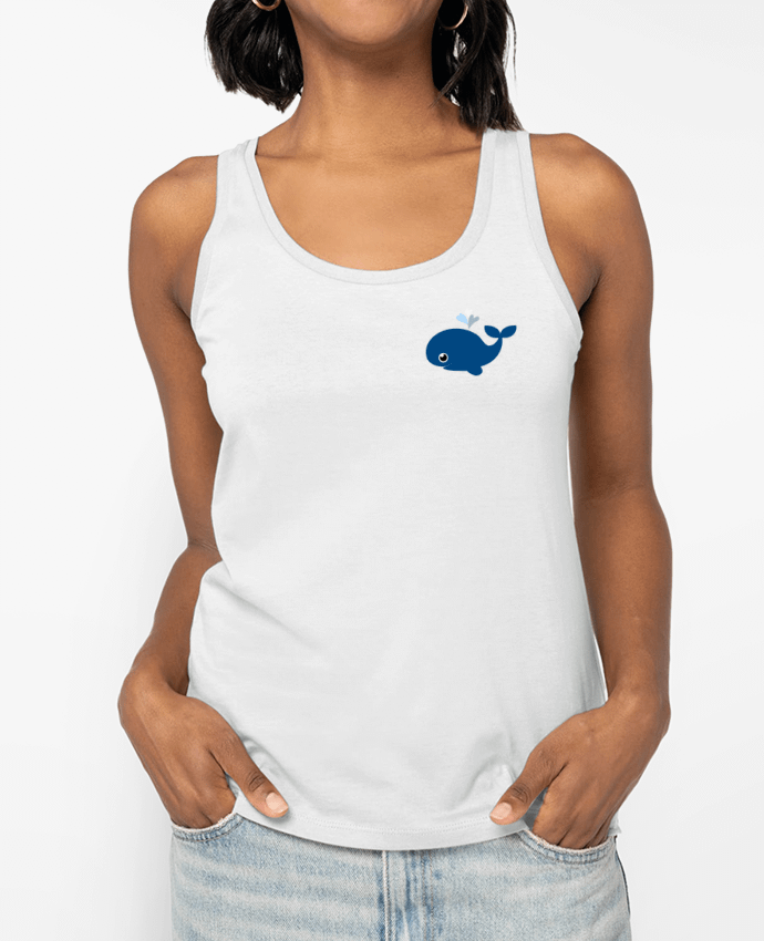 Débardeur Baleine coeur Par WBang