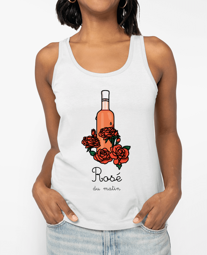 Débardeur Rosé du matin Par tattooanshort