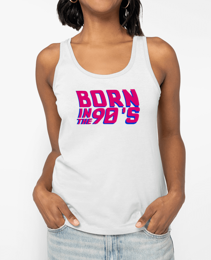 Débardeur Born in the 90's Par tunetoo