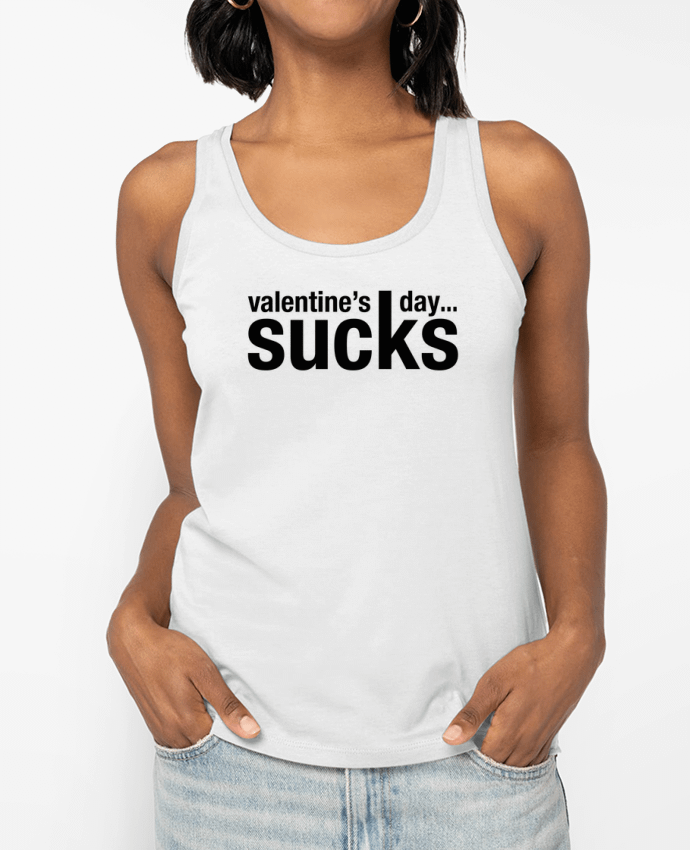 Débardeur Valentine's day sucks Par tunetoo