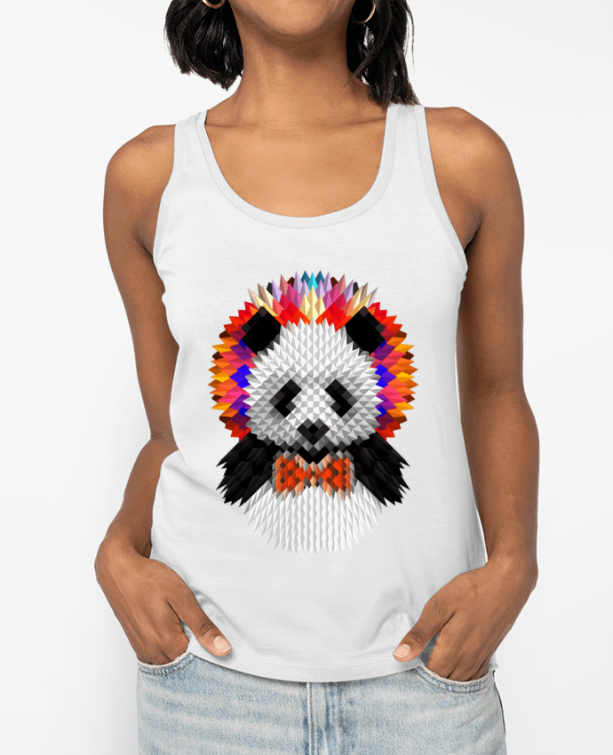 Débardeur écoresponsable femme Panda Par ali_gulec