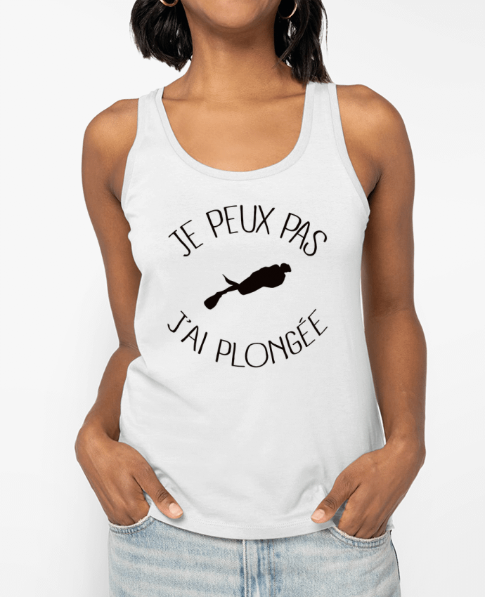 Débardeur Je peux pas j'ai plongée Par Freeyourshirt.com