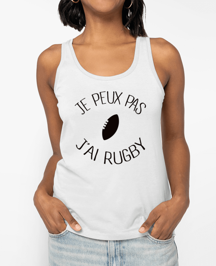 Débardeur Je peux pas j'ai rugby Par Freeyourshirt.com