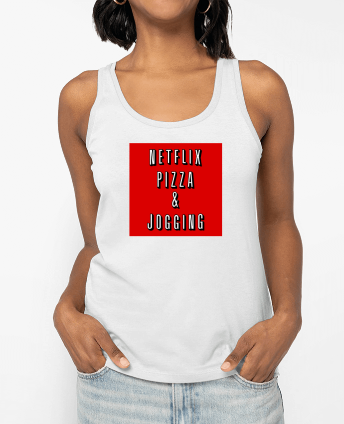 Débardeur Netflix Pizza & Jogging Par WBang