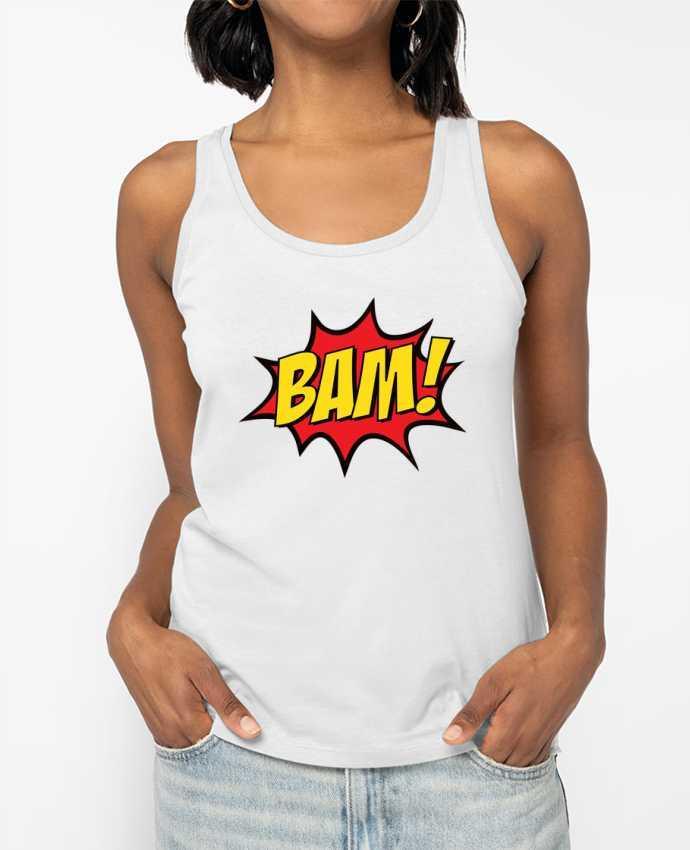 Débardeur écoresponsable femme BAM ! Par Freeyourshirt.com