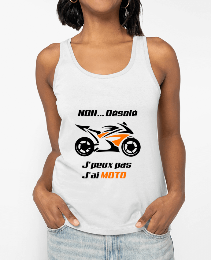 Débardeur J'peux pas j'ai moto Par MotorWave's