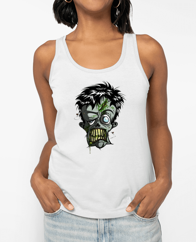 Débardeur écoresponsable femme Toxic Zombie Par SirCostas