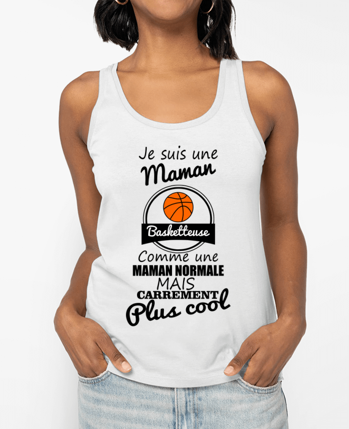 Débardeur Je suis une maman basketteuse comme une maman normale mais carrément plus cool Par Benicha