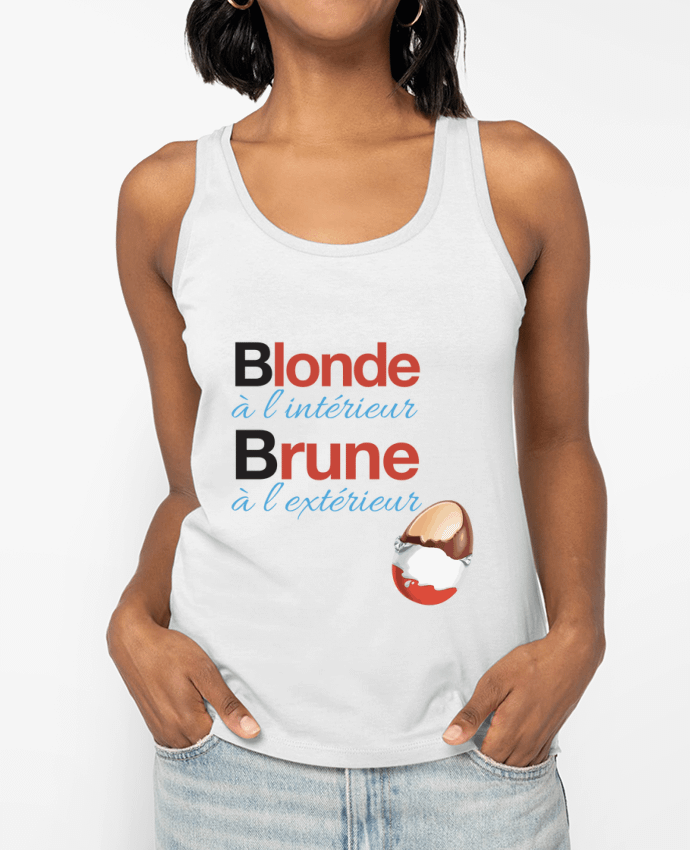 Débardeur Blonde à l'intérieur / Brune à l'extérieur Par Monidentitevisuelle
