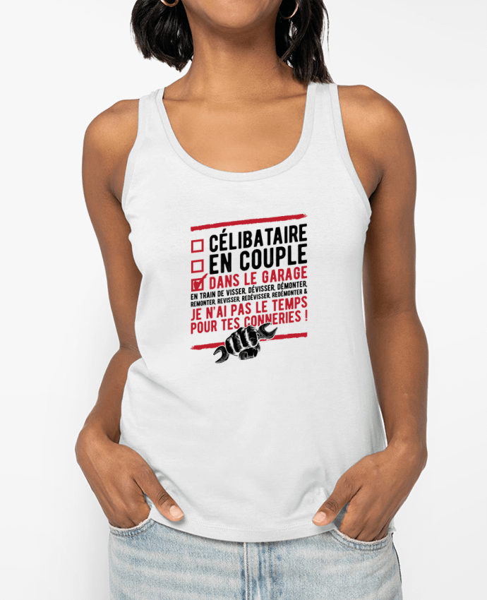 Débardeur Dans le garage humour Par Original t-shirt