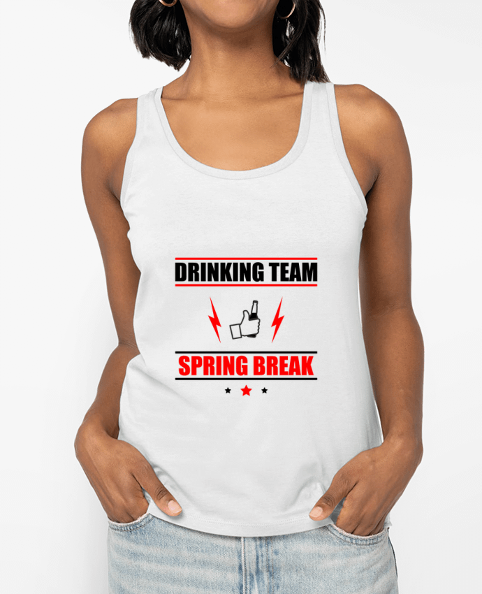 Débardeur Drinking Team Spring Break Par Benichan
