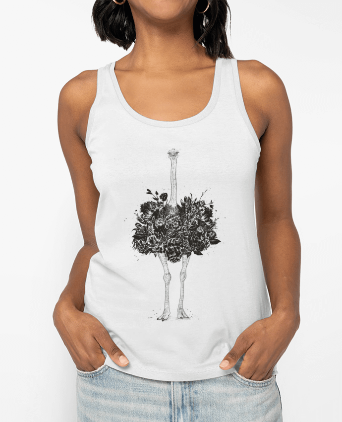 Débardeur Floral ostrich Par Balàzs Solti