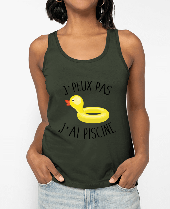 Débardeur Je peux pas j'ai piscine Par FRENCHUP-MAYO