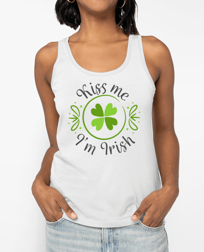 Débardeur Kiss me I'm Irish Par tunetoo