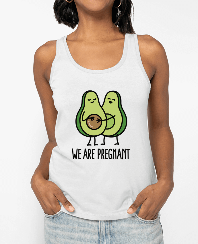 Débardeur Avocado we are pregnant Par LaundryFactory