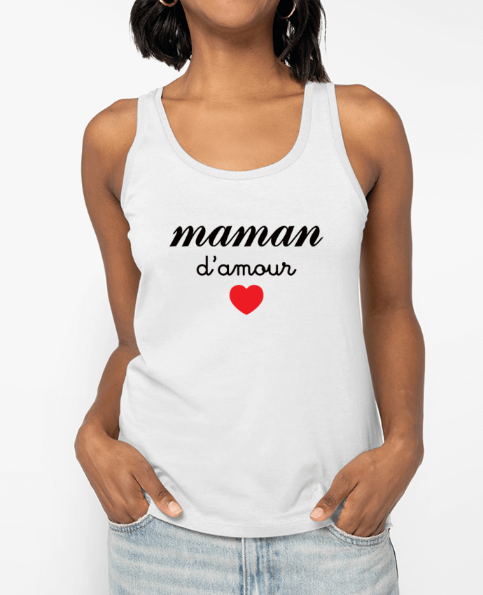 Débardeur Maman D'amour Par Freeyourshirt.com