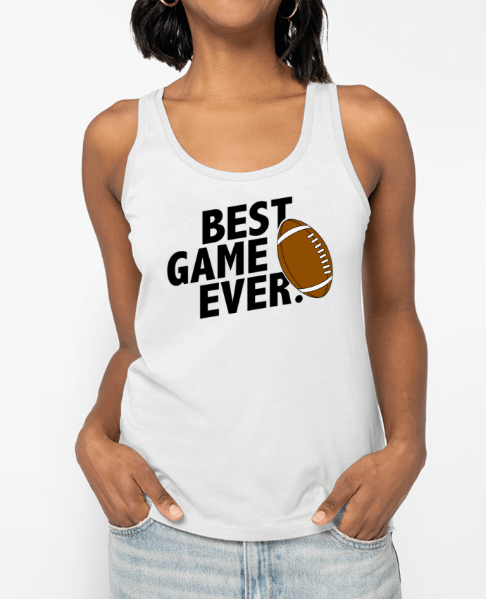 Débardeur BEST GAME EVER Rugby Par tunetoo