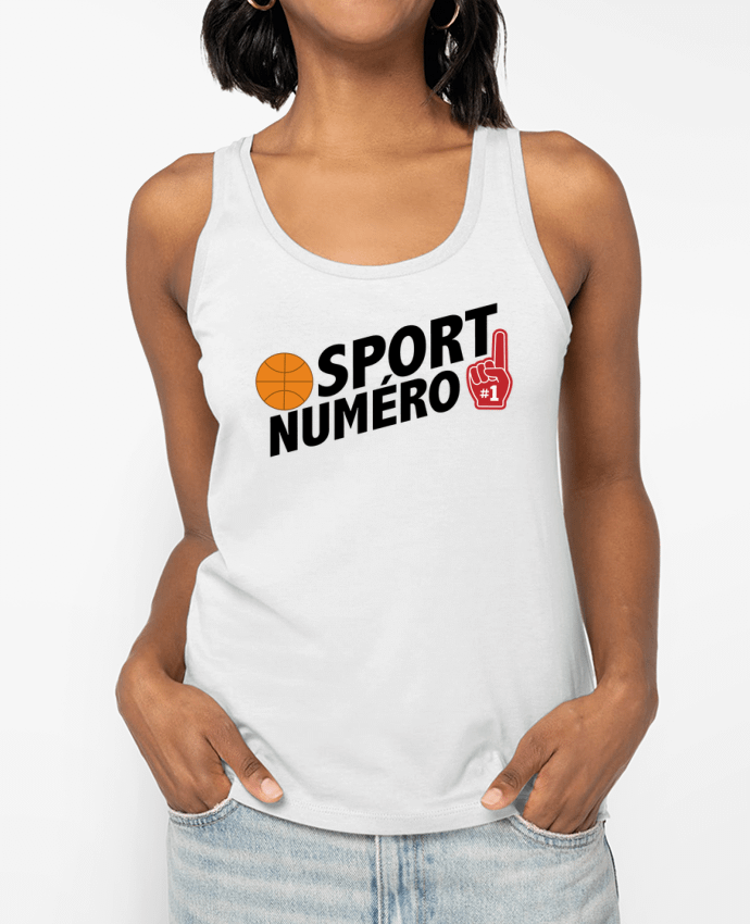 Débardeur Sport numéro 1 Basket Par tunetoo