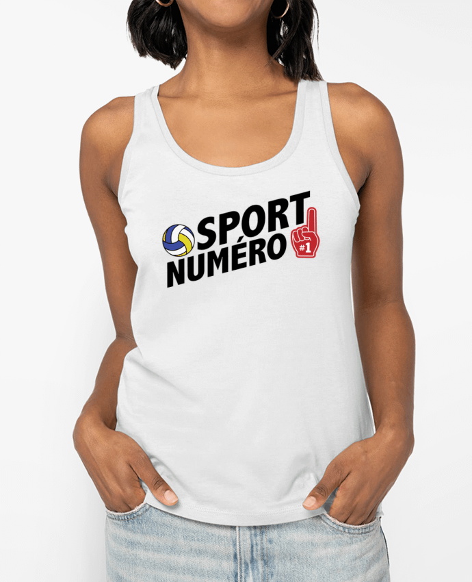 Débardeur Sport numéro 1 Volley Par tunetoo