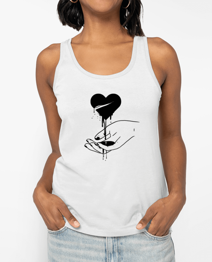 Débardeur COeur qui coule Par tattooanshort