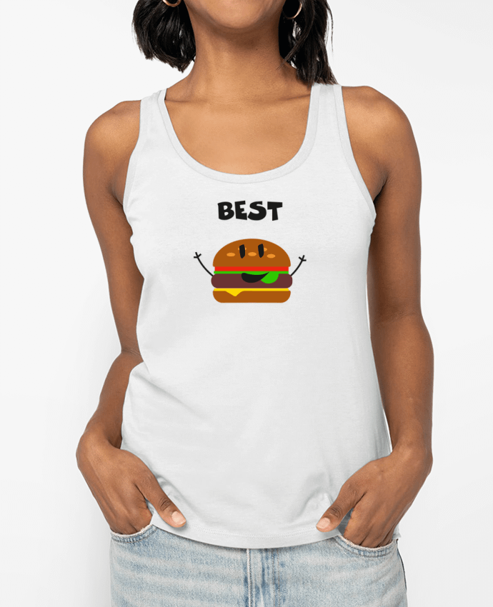 Débardeur BEST FRIENDS BURGER 1 Par tunetoo