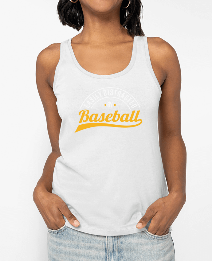 Débardeur Distracted by Baseball Par Original t-shirt