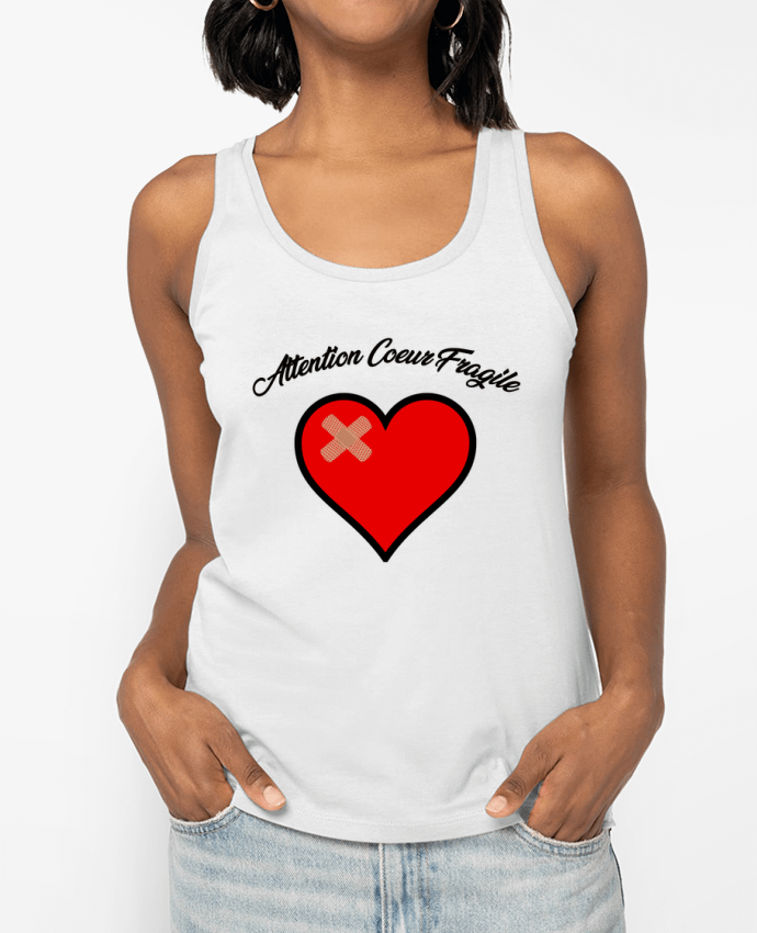 Débardeur Coeur Fragile Par funky-dude