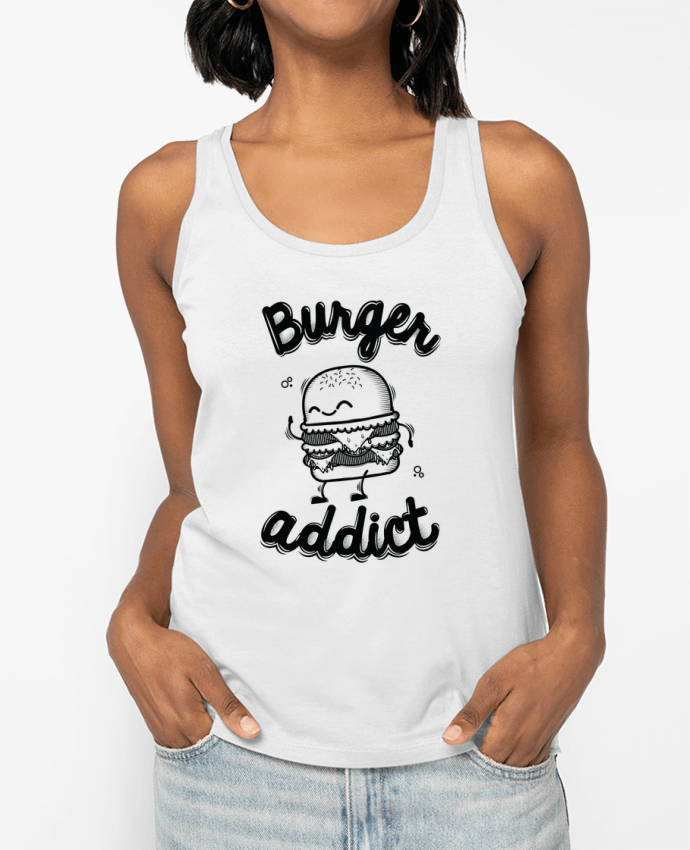 Débardeur BURGER ADDICT Par PTIT MYTHO