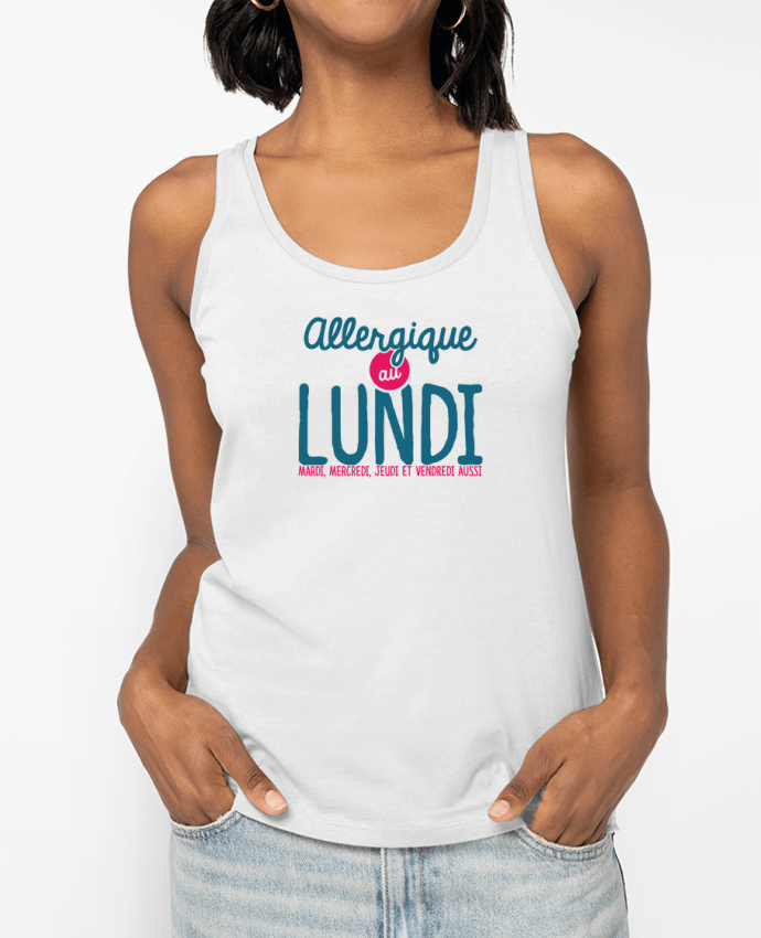 Débardeur ALLERGIQUE AU LUNDI ... MAIS PAS QUE Par PTIT MYTHO