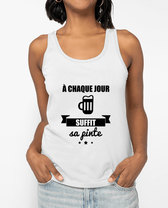 Débardeur À chaque jour suffit sa pinte, bière, apéro, alcool Par Benichan