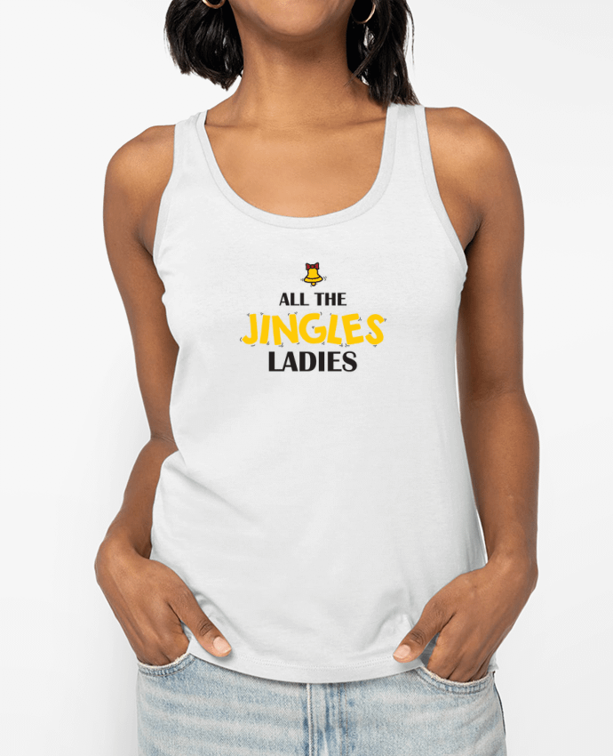 Débardeur écoresponsable femme Christmas - Jingles Ladies Beyoncé Par tunetoo