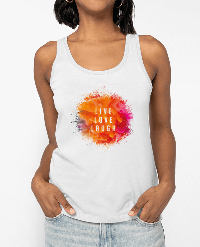 Débardeur Live Love Laugh Par Sonia Diao