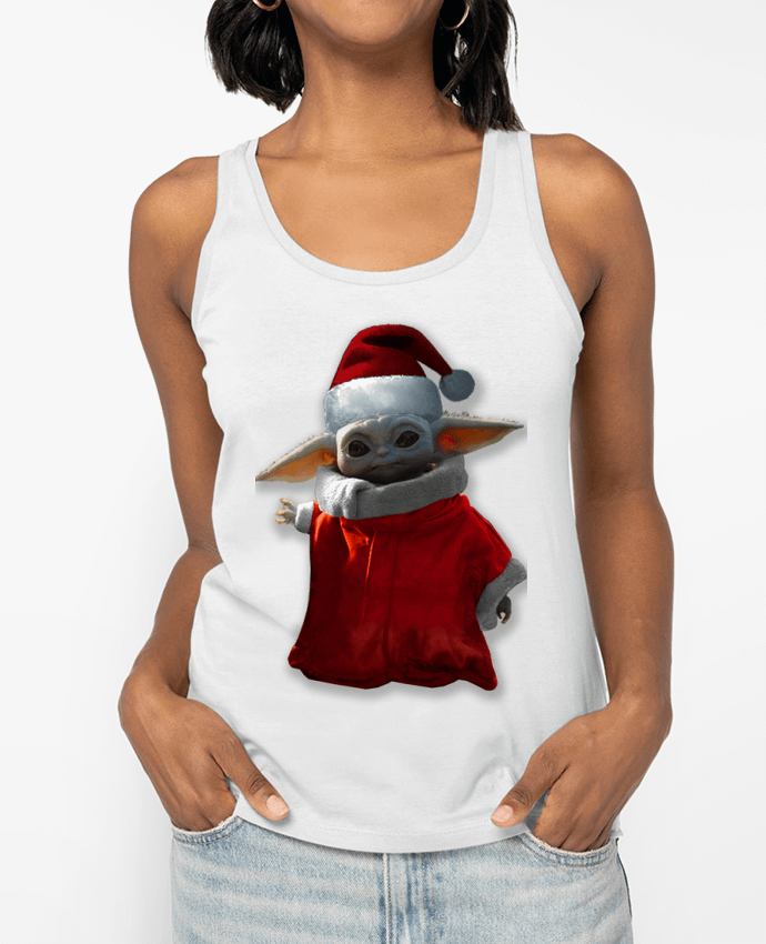 Débardeur Baby Yoda lutin de Noël Par Kaarto
