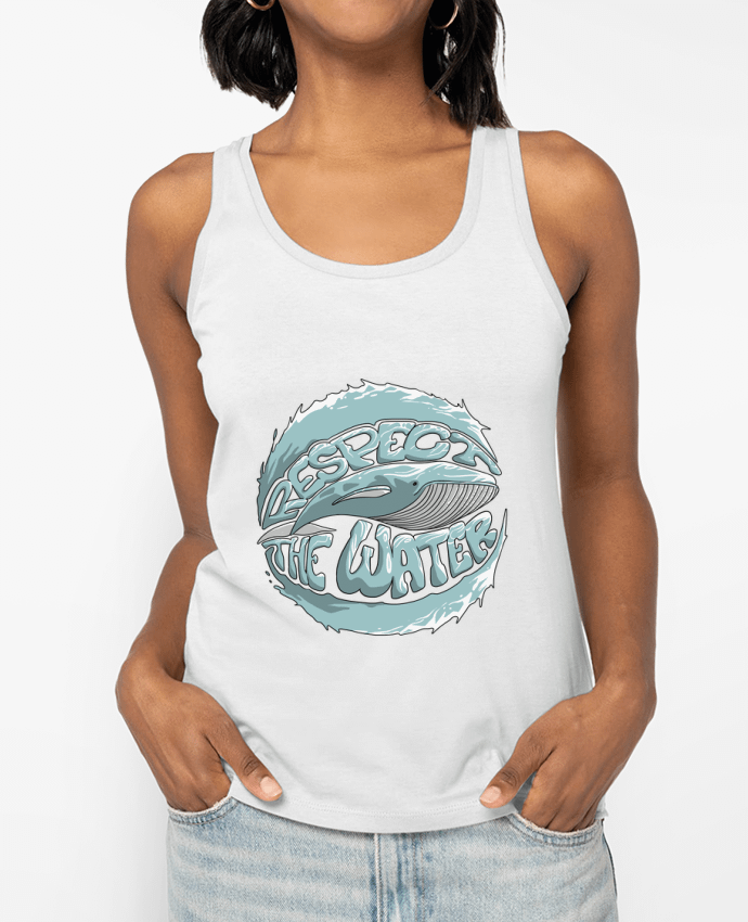Débardeur REspect the Water - Whale Par TOMI AX