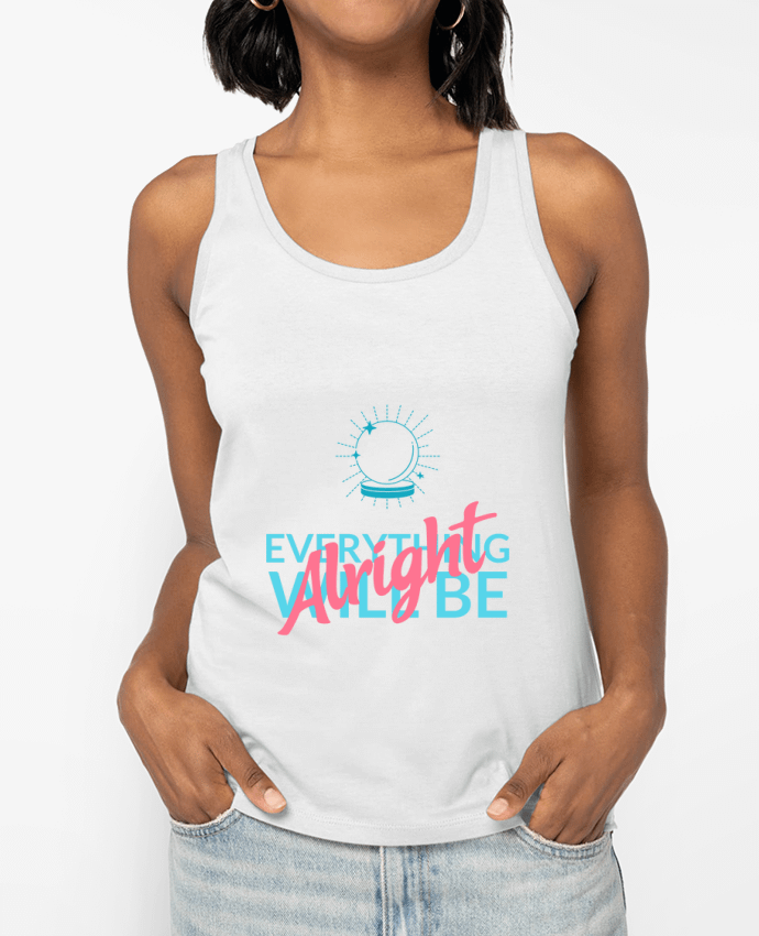 Débardeur t-shirt-design-maker-with-an-optimistic-quote Par Wans-e Store