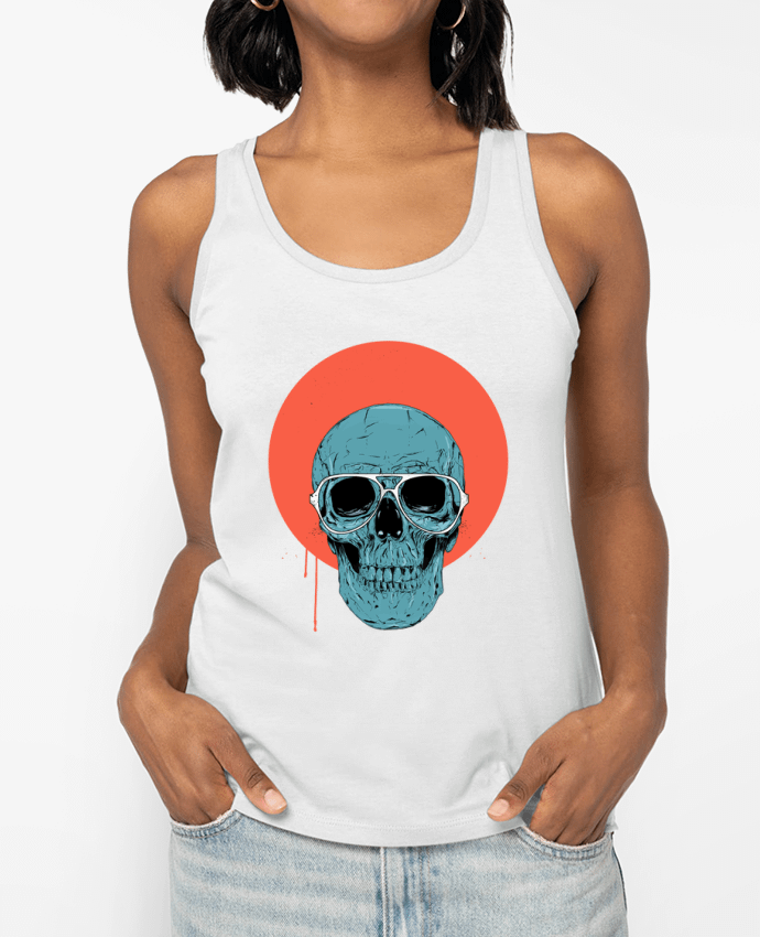 Débardeur Blue skull Par Balàzs Solti
