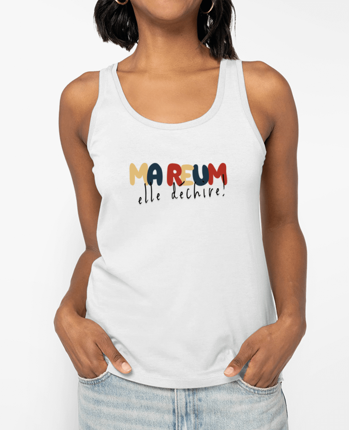 Débardeur Ma reum elle déchire! Par Le petit monde de Kélyan