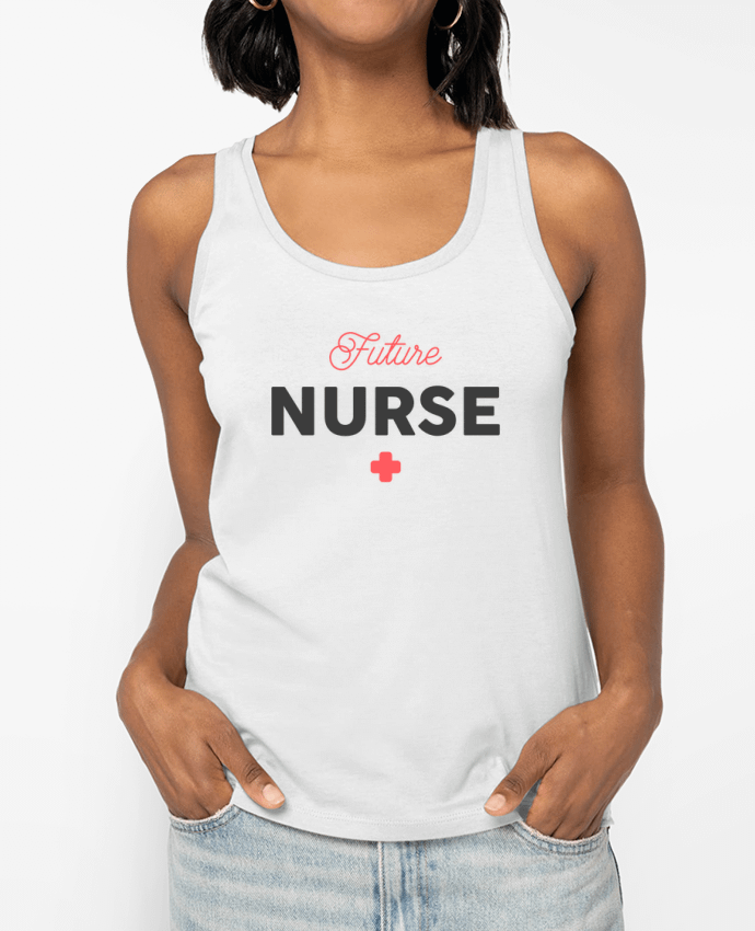 Débardeur Future Nurse red Par tunetoo