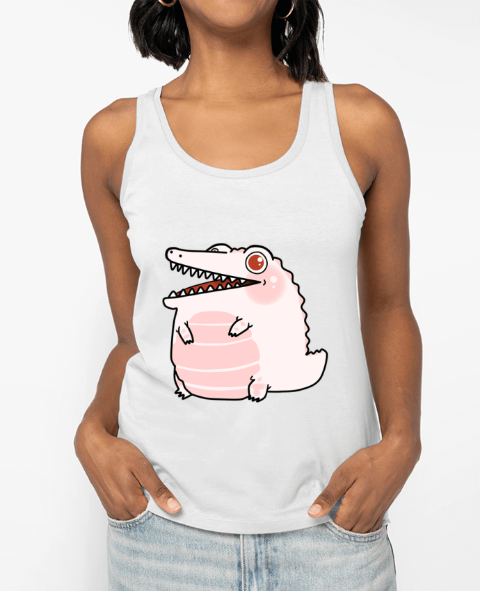 Débardeur Cocodrilo Blanco Kawaii Par MaaxLoL