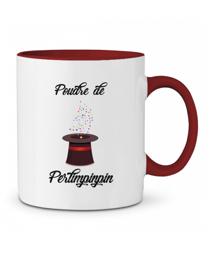 Mug bicolore Poudre de Perlimpinpin VS Merlin tunetoo