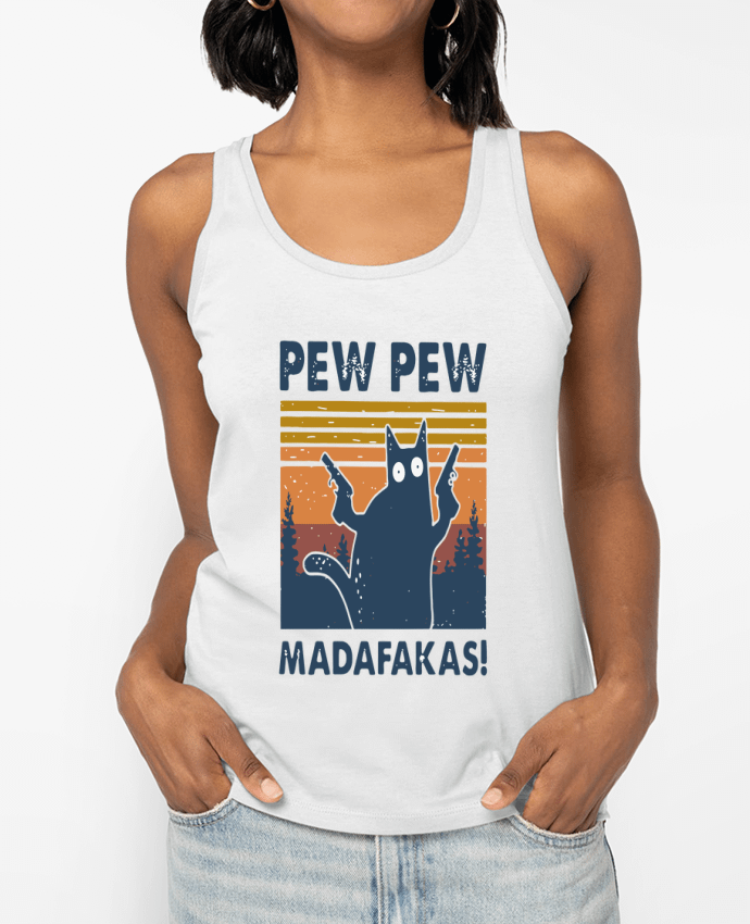 Débardeur Pew Pew Madafakas! Par Geekshow