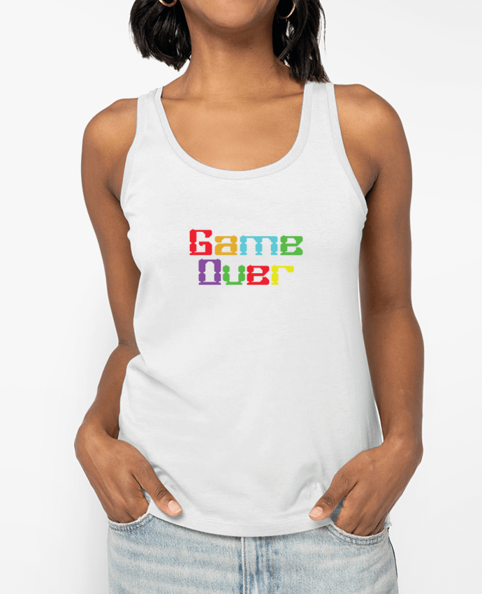 Débardeur Game Over Geek Par tunetoo