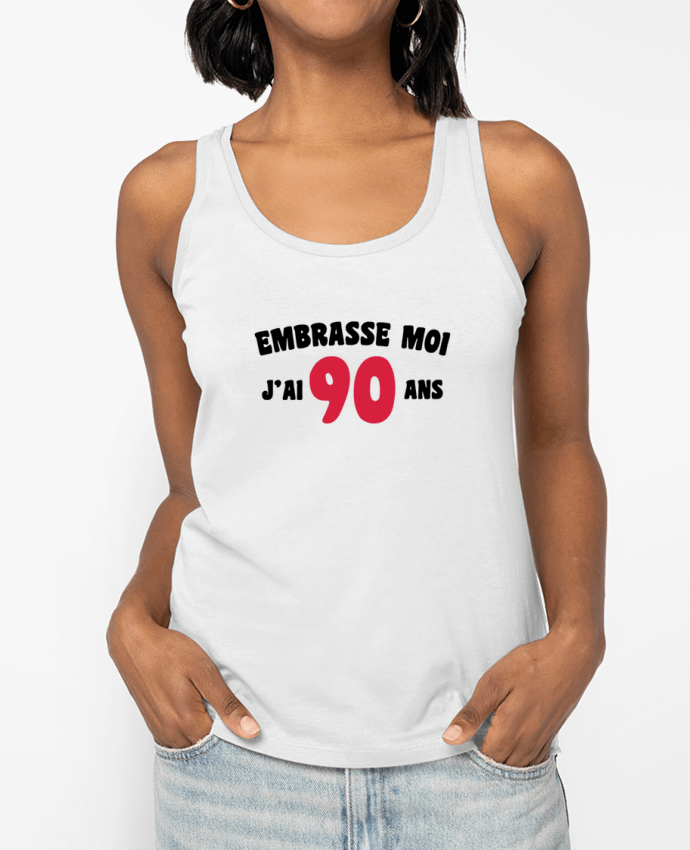 Débardeur Embrasse moi j'ai 90 ans Par tunetoo