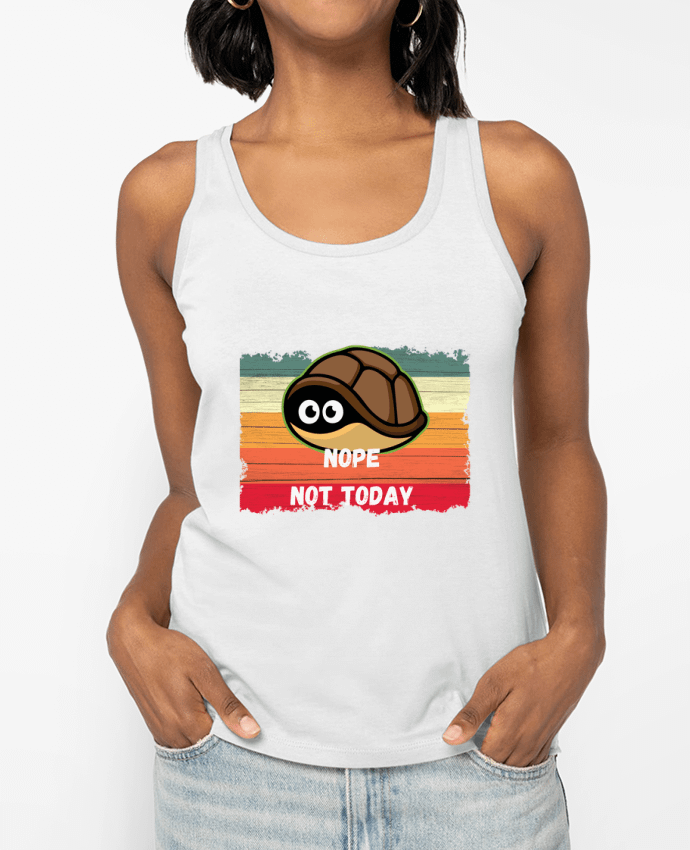 Débardeur Tortoise Nope Not today Par Cheerocki
