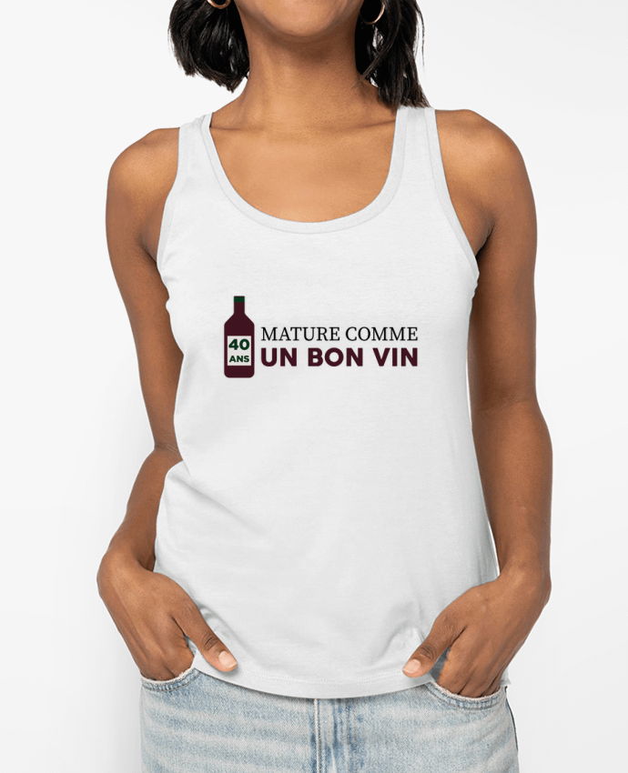 Débardeur 40 ans mature comme un bon vin - Anniversaire Par tunetoo