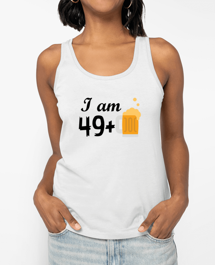 Débardeur I am 49+ Par tunetoo