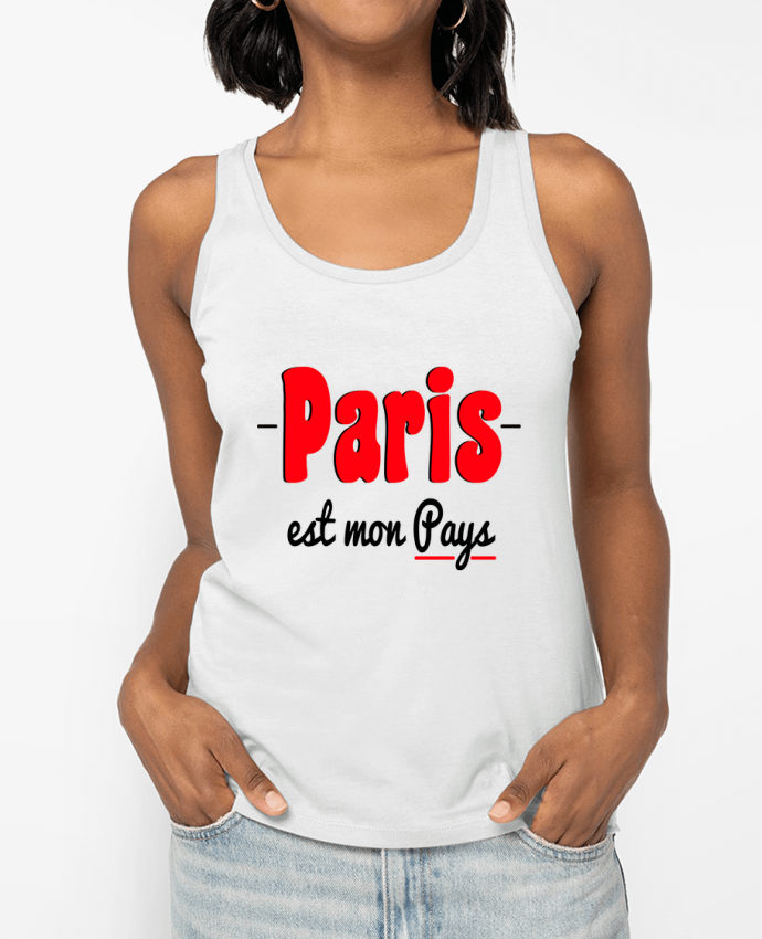 Débardeur Paris est mon Pays Par Arepo