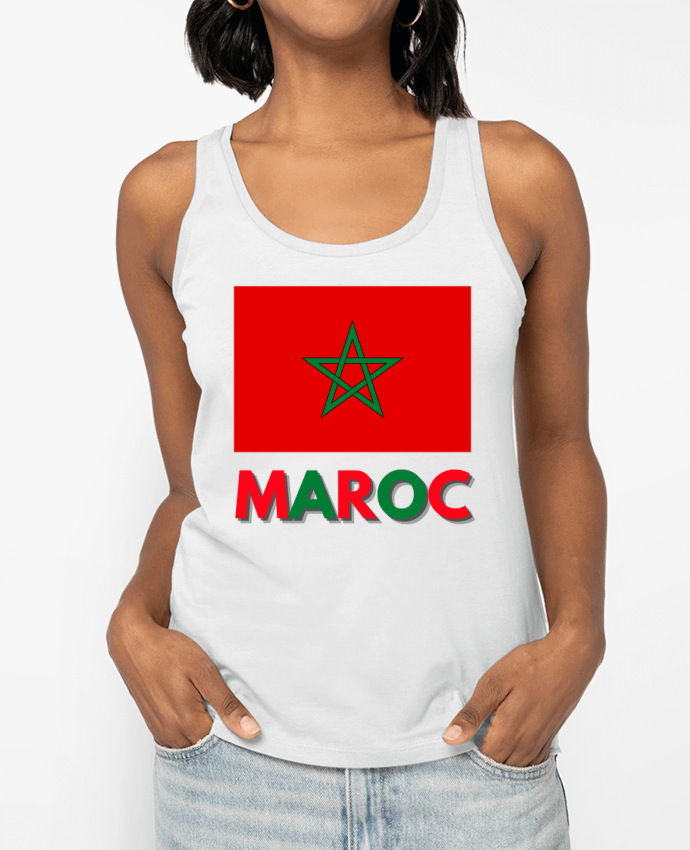 Débardeur Drapeau Maroc Par Anastasia